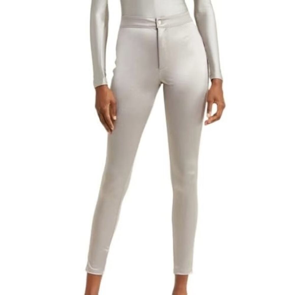 Skims Women's‎ Disco Pants Leggings Silver Size S